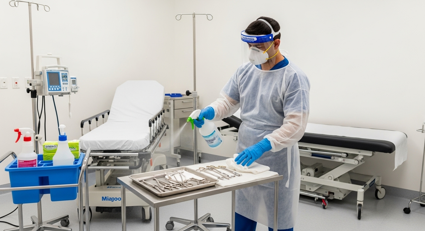 Medical cleaning process